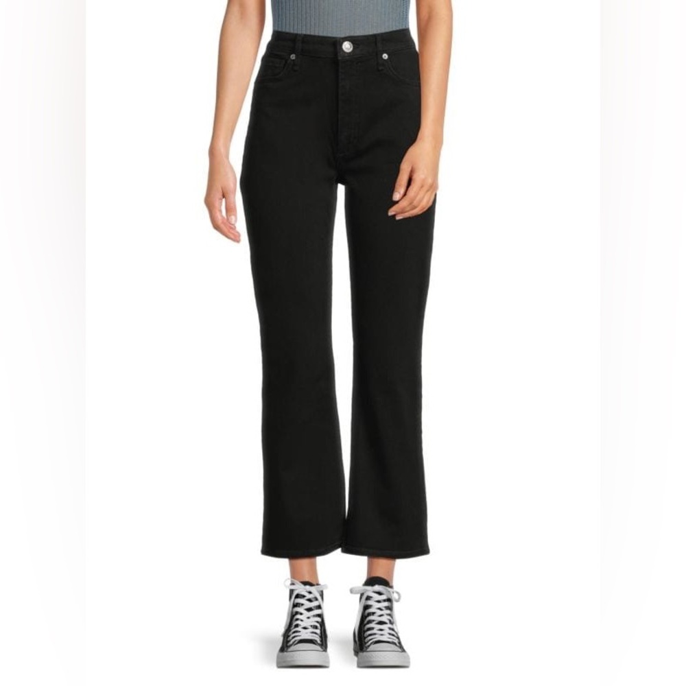 Rag & bone Casey High Rise Ankle Flare in Black